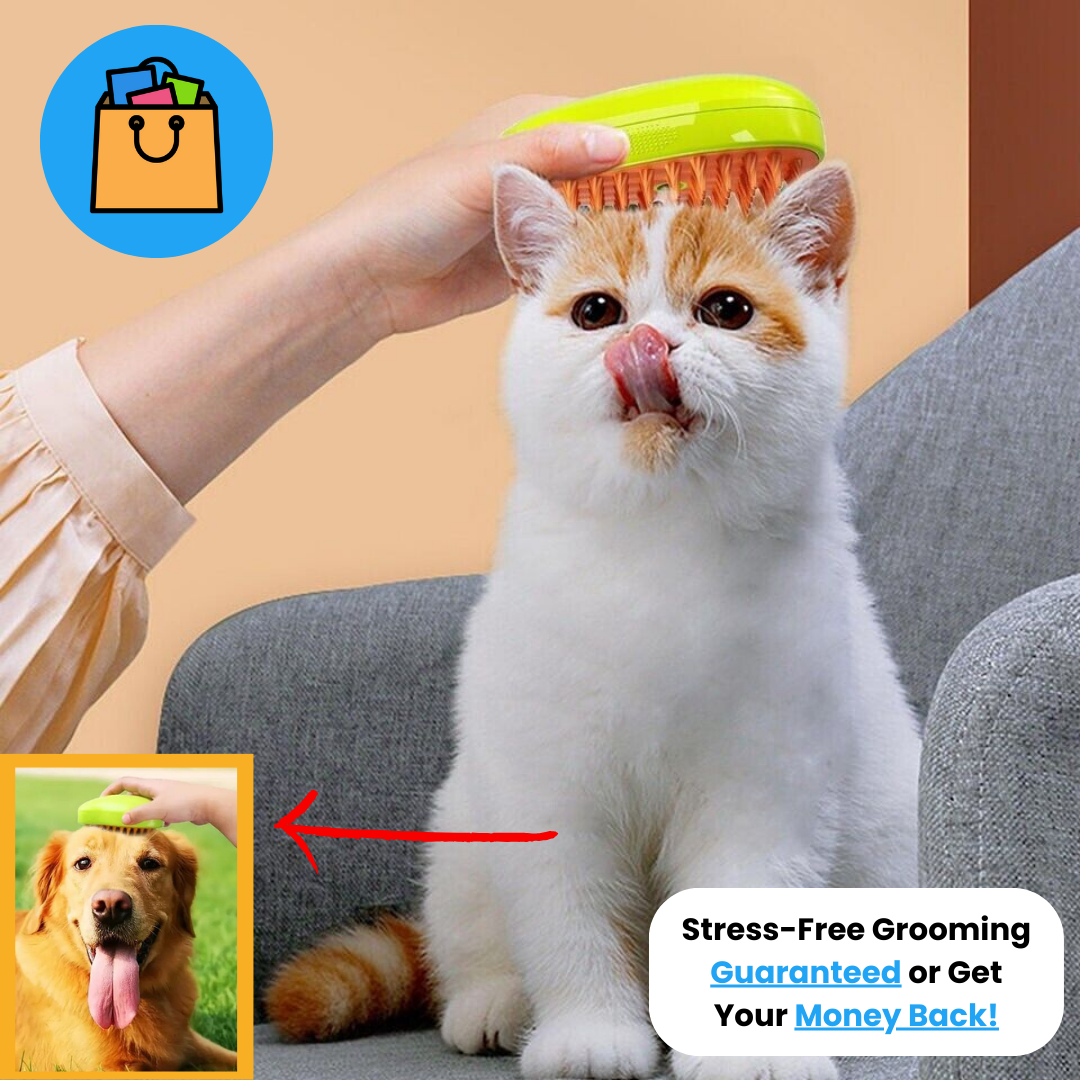 PurrCleanse™ Pro Steam Brush