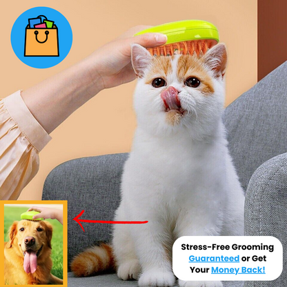 PurrCleanse™ Pro Steam Brush